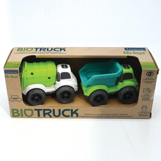 Lexibook set of bio dump trucks 10 cm