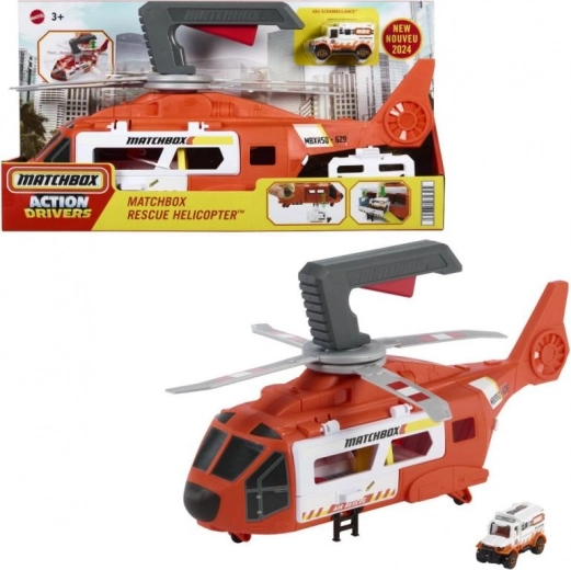 Glābšanas operācijas helikopters Matchbox Action Drivers