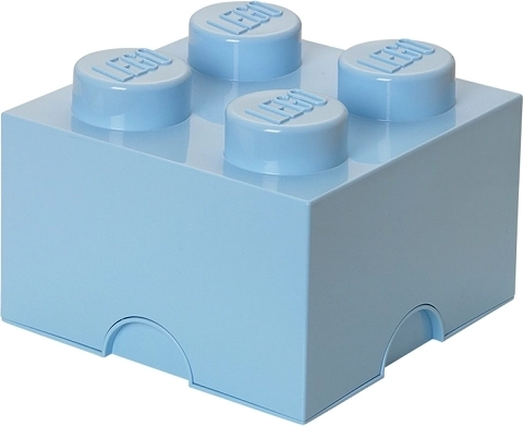 LEGO uzglabāšanas kaste 4 gaiši zila