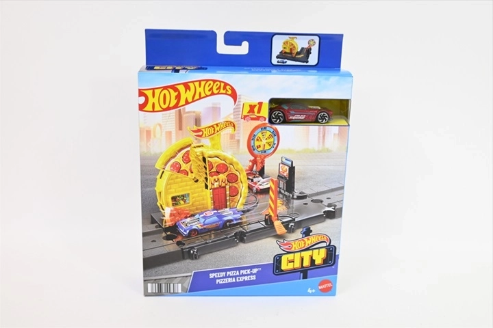 Hot Wheels City Drive-Thru Pizzeria – playset with car