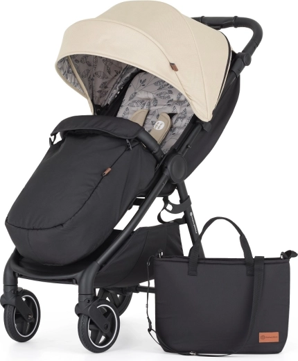 PETITE&MARS Royal3 sports stroller with black frame – black iron green