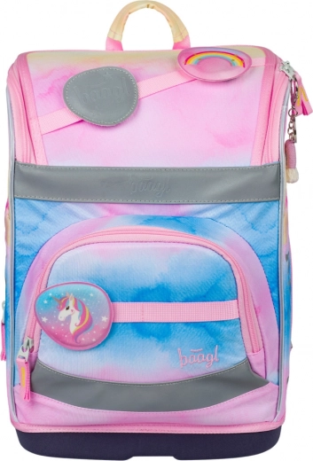 BAAGL skolas soma Zippy Plus Rainbow Unicorn
