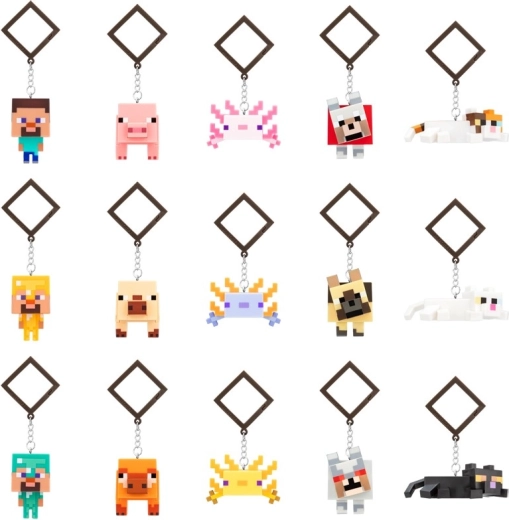 Minecraft Transforming Backpack Buddies Charm
