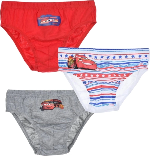 Disney Pixar Cars boys' cotton briefs – set of 3 pcs
