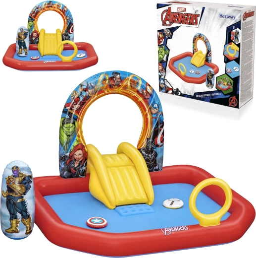 Inflatable Water Play Center MARVEL Avengers 211 × 198 × 125 cm