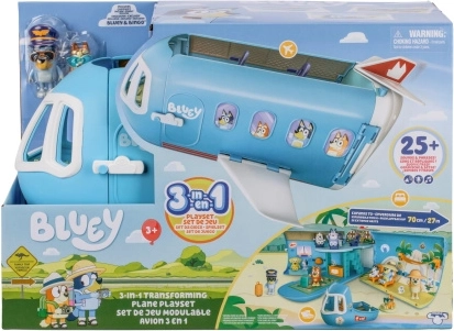 Bluey 3-in-1 Airplane with Figures