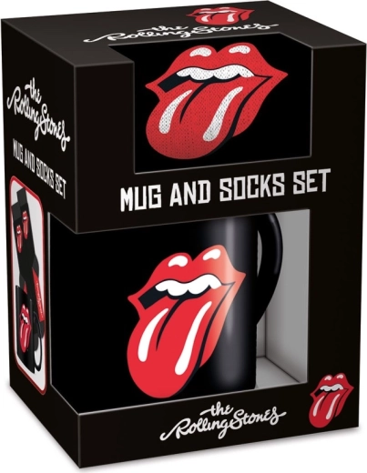 The Rolling Stones men's gift set with mug and socks