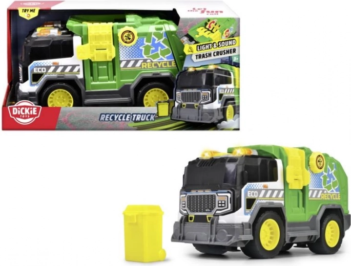 Zaļā pārstrādes kravas automašīna Dickie Toys 30 cm