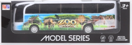 Metāla safari autobuss ar baterijām