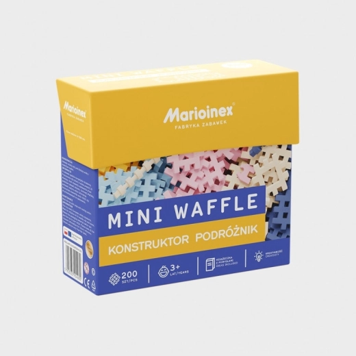 Mini Waffle Konstruktors Ceļotājs klucīši 200 gab.
