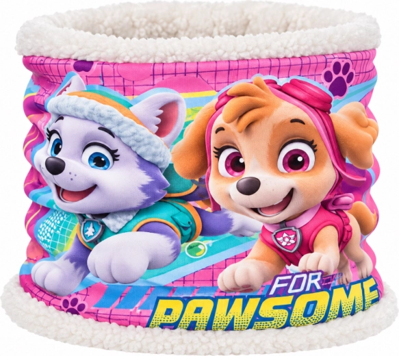 Bērnu kakla sildītājs Paw Patrol Skye un Everest, balts