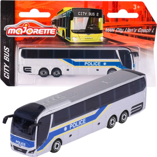 Pilsētas autobuss MAN Lion's City C pelēks – policijas