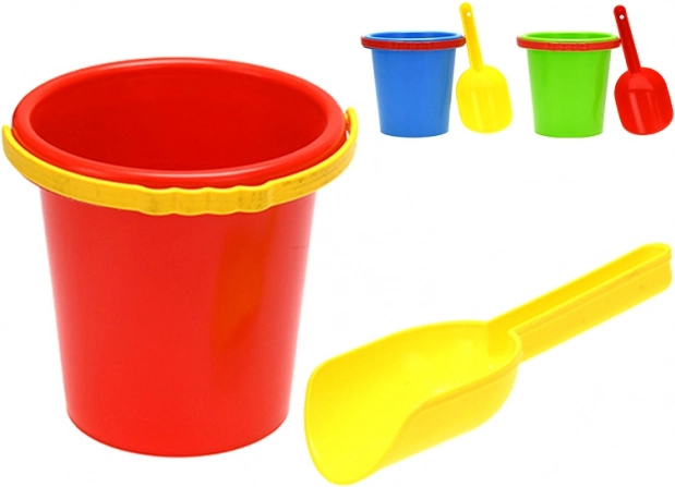 Sand set with 14 cm bucket and small shovel