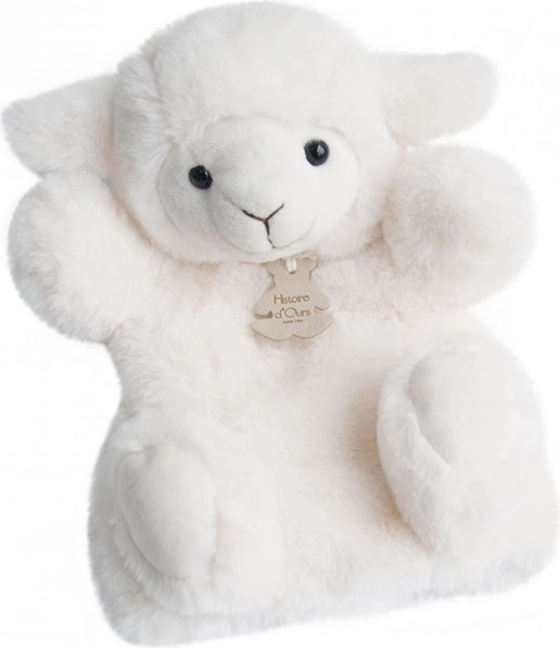 Doudou plīša lelle (rokas lelle) jēriņš 25 cm