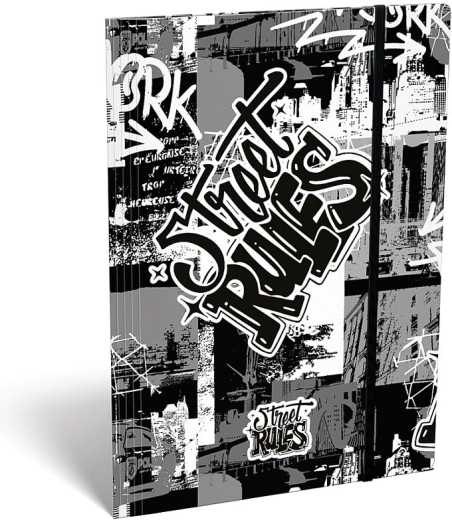 LizzyCard A4 document folder Street Rules