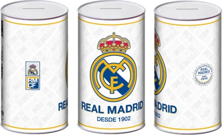 Metal piggy bank Real Madrid 10 × 10 × 17.5 cm