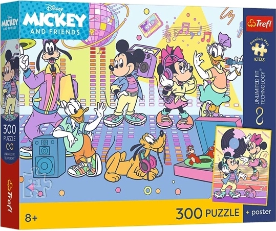 Trefl Disney Mickey and Friends – 300-piece puzzle with poster