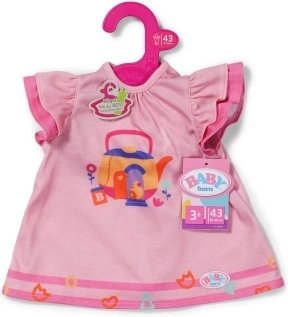 BABY born dress with teapot motif for 43 cm dolls