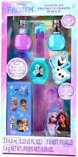 Frozen Cosmetic Set with Lipstick and Nail Polishes