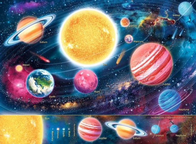 Ravensburger puzle Saules sistēma XXL 300 gabaliņi