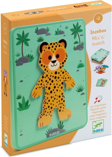 Djeco magnētiskā spēle Inzebox Mix and Match