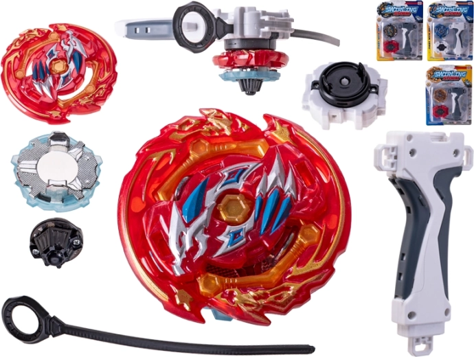 TopGyro spinner with launcher