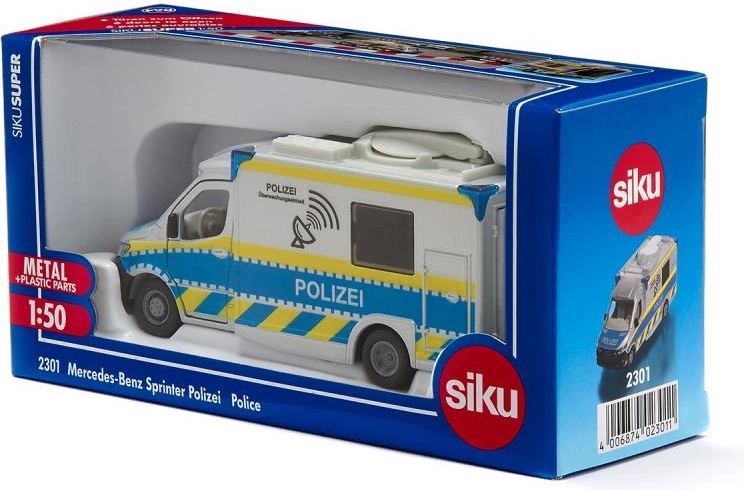Policijas Mercedes-Benz Sprinter modelis Siku