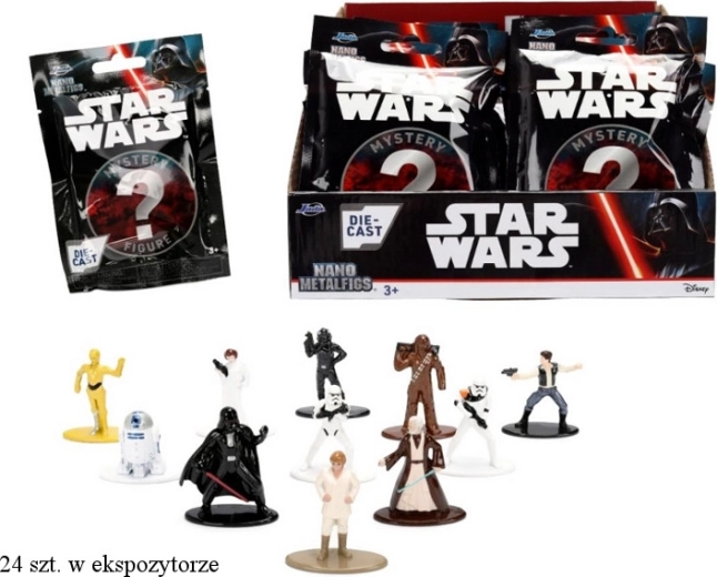 Jada STAR WARS mini metāla figūriņa 4 cm – pārsteiguma paciņa