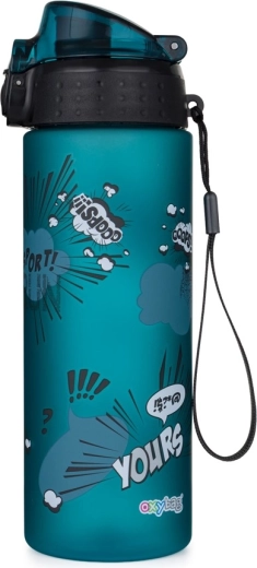 Dzeramā pudele OXY Click 600 ml Comics no tritāna