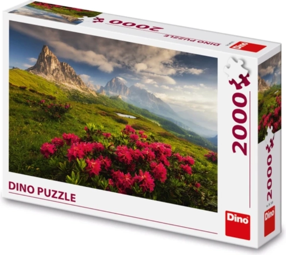 Elpu aizraujošs Itālijas Dolomītu motīvs