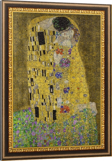 TREFL Puzzle The Kiss 500 Pieces with Frame
