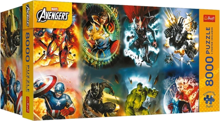 Premium Plus puzle Avengers: Legends in Action 8000 detaļas