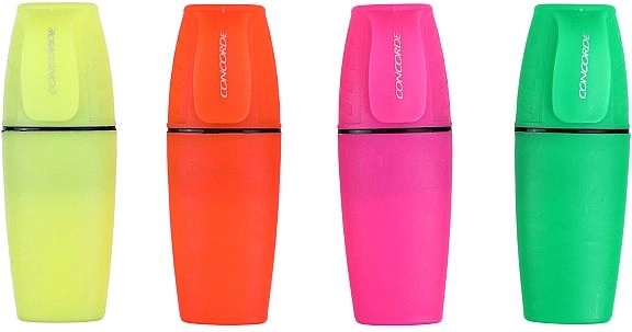 Concorde Neon mini marķieru komplekts, 4 gab.