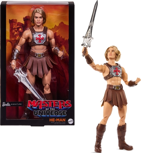 Mattel Barbie Signature kolekcionējamā lelle Kens kā He-Man (Masters of the universe)