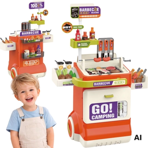 Woopie interaktīvs grila ratiņš BBQ - 1 gab.