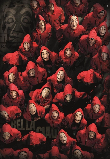 1000-Piece Puzzle Money Heist Netflix