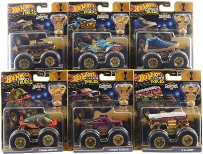 Hot Wheels Monster Trucks Bigfoot Trophy Champions – kolekcionējams modelis 1:64