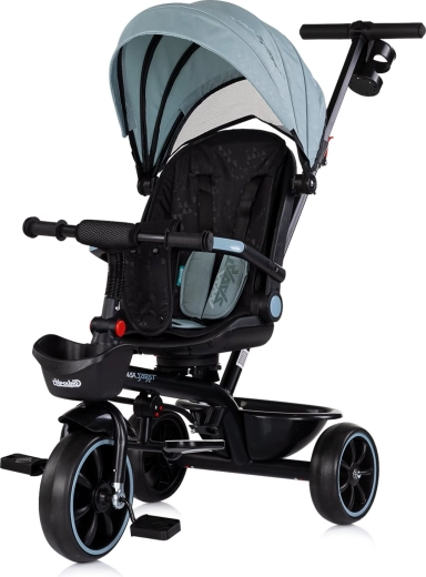 Bērnu trīsritenis ar jumtiņu 2in1 CHIPOLINO Max Sport, Matcha