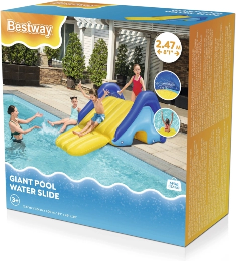 inflatable pool slide BESTWAY 2.47 m with sprinklers