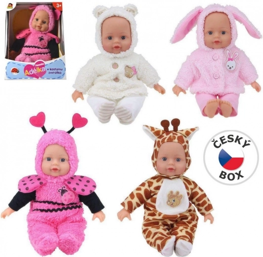 Dzīvnieciņa lelle 30 cm