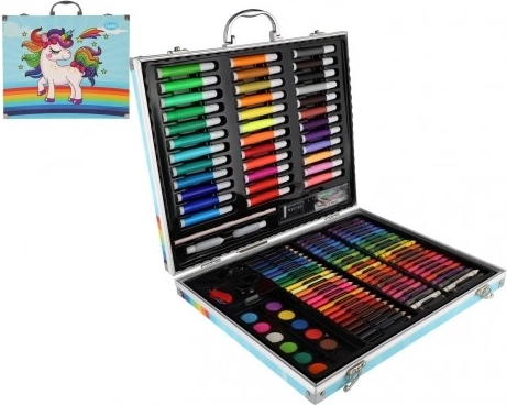 Creative Unicorn Set in a Suitcase