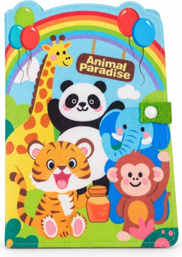 Chipolino tekstila izglītojošā grāmatiņa Zoo