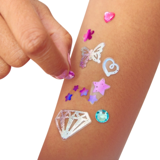 Metallic shine and decorative gems