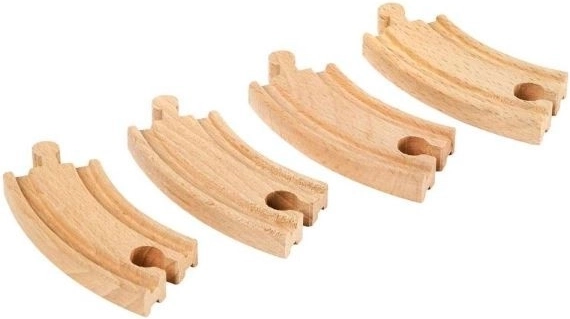4 īsās izliektās sliedes mainīgai būvēšanai