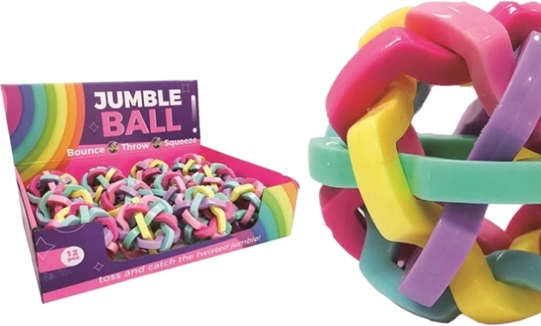 Pastel rubber band ball - 1 piece