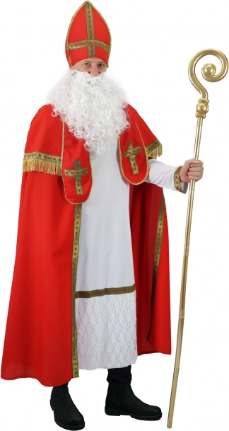 Sv. Mikulāša kostīms pieaugušajiem ar jostu EKO