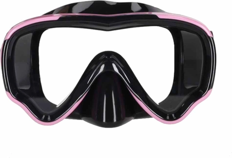 Panoramic mask with tempered glass