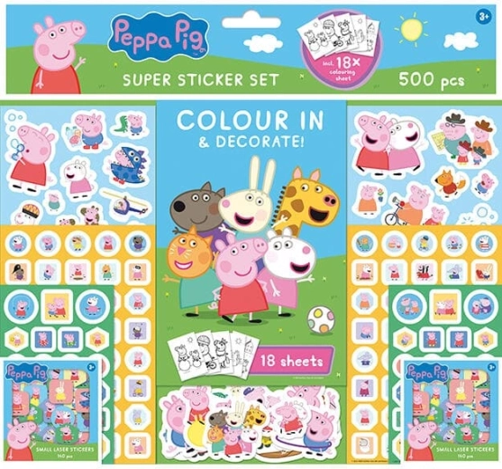 Peppa Pig Sticker Set (500 pcs)