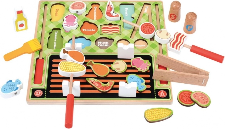3D Wooden Grill Puzzle