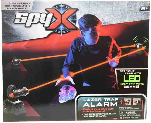 SpyX lāzera signalizācija bērnu spiegiem